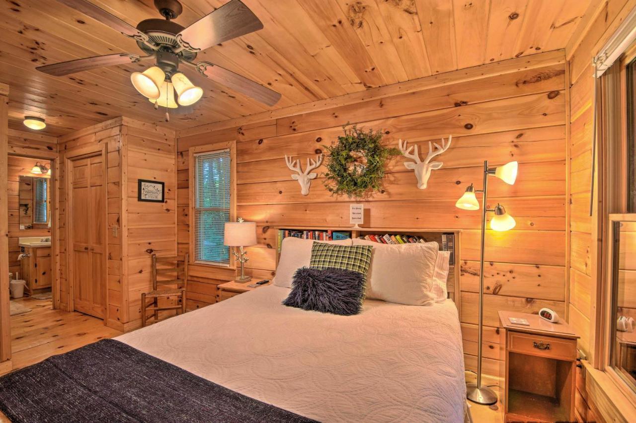 Pinot And Pine Chic Log Cabin About 5 Mi To Blue Ridge Exterior foto